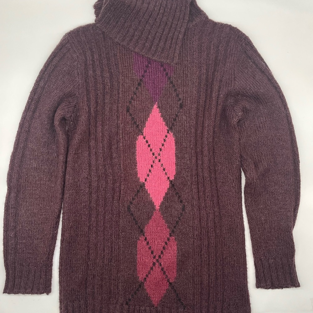 Third Wave Women's Dark Purple Sweater Long Sleeve Sz M